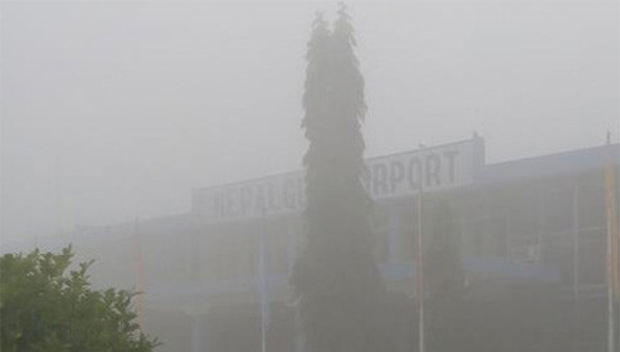 प्रतिकूल मौसमका कारण हवाई उडान प्रभावित
