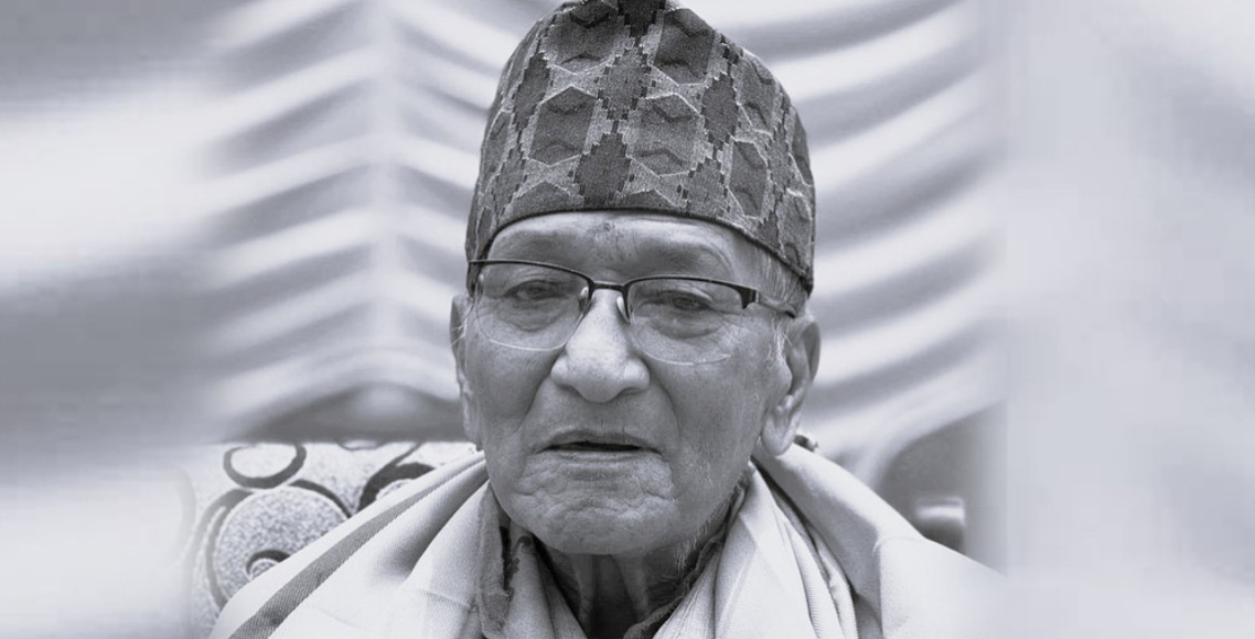 ललितपुरका पूर्वप्रमुख र पूर्वमन्त्री बुद्धिराज बज्राचार्यको ८९ वर्षको उमेरमा निधन